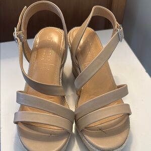 Tan Strappy Women's Sandals